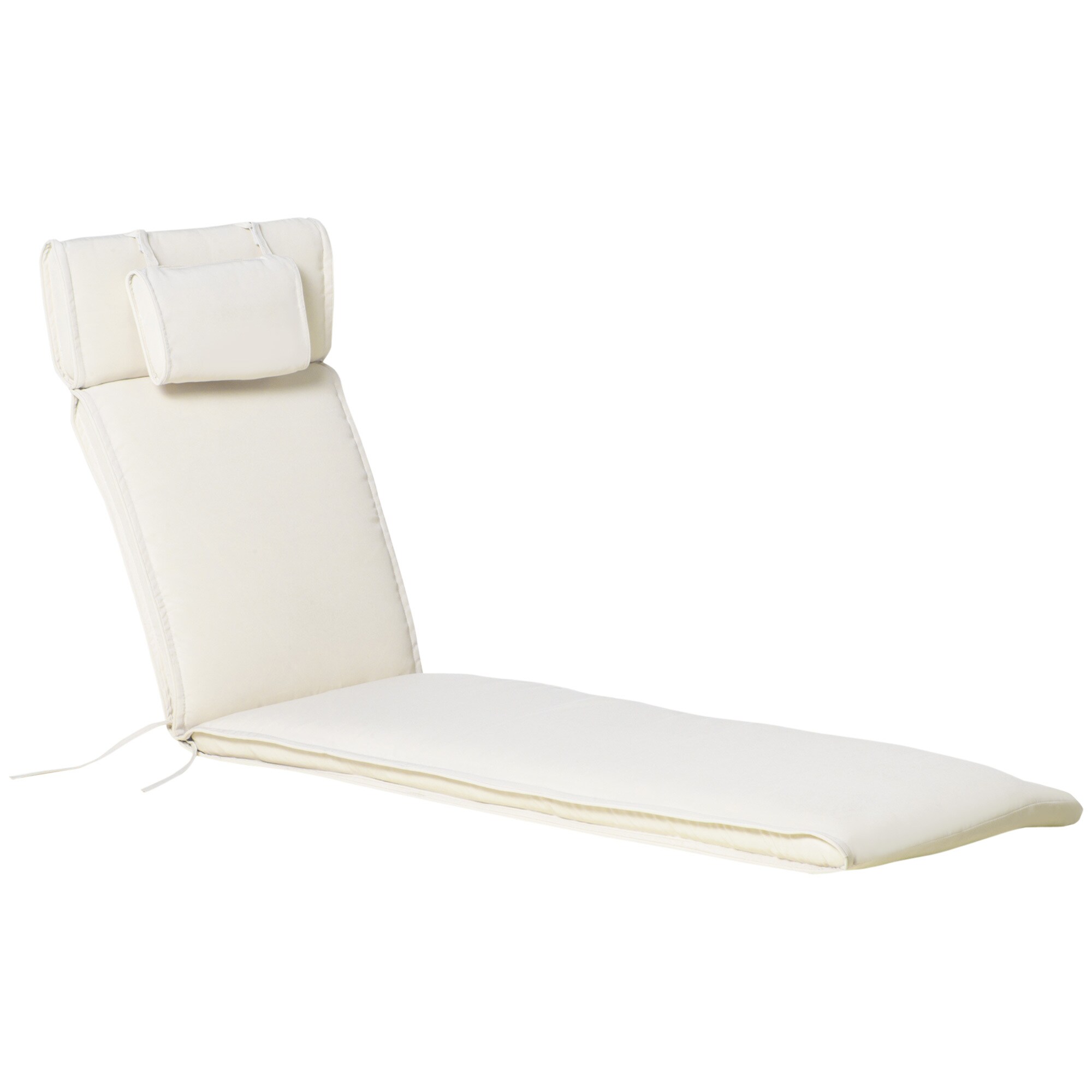 Outsunny Liegenauflage mit Kopfkissen 198 x 53 x 5 cm (LxBxH)