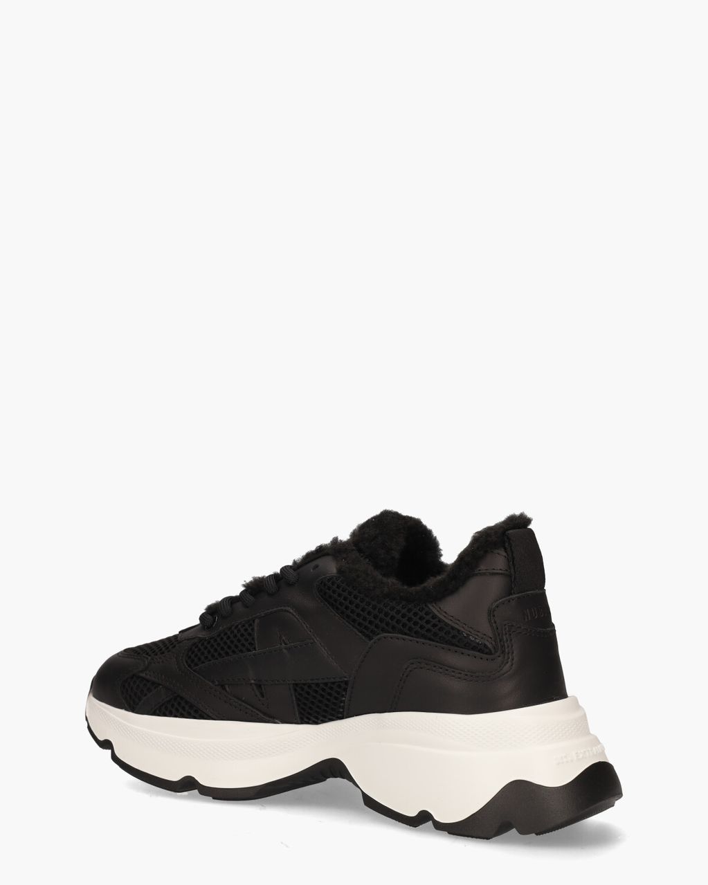 Nubikk Ross Nomad Fur Zwart Damessneakers