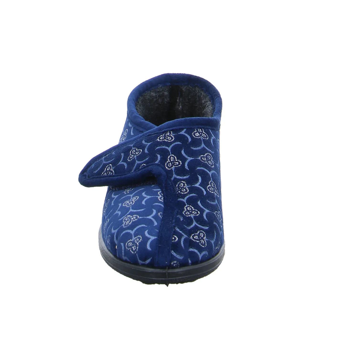 Hausschuh Blau Textil