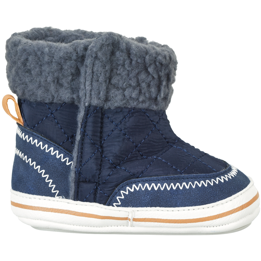 Sterntaler Babyschuh Steppmuster marine