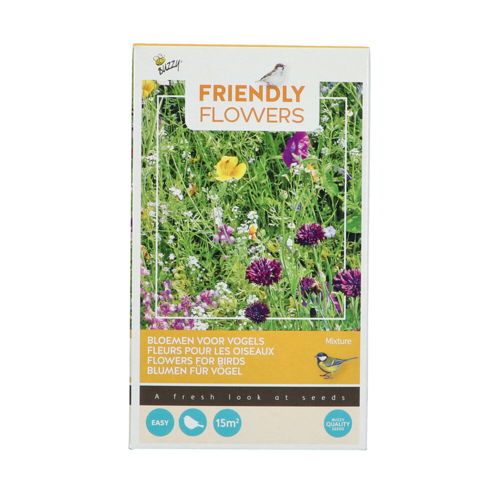 Buzzy Friendly Flowers 15 m² Vogels