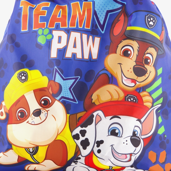 Paw Patrol kinder gymtas blauw