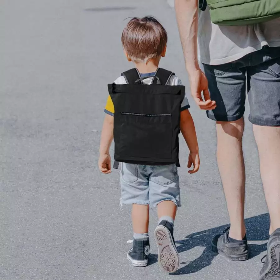Anna und Oskar Fairer Kinderrucksack Kalle Mini Schwarz