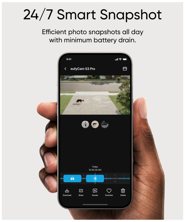 Eufy eufyCam S3 Pro 4K sikkerhedskamera (add-on)