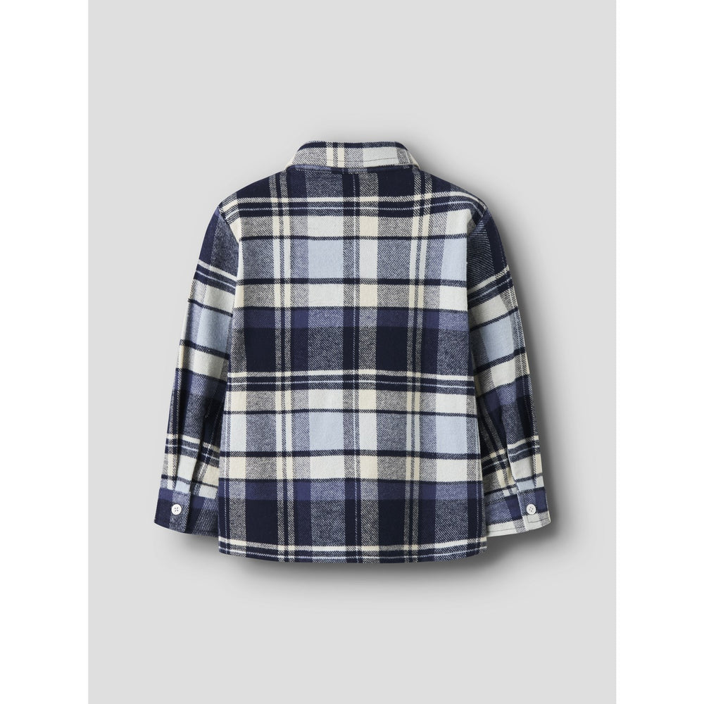 Køb Name It Blue Fog Nmmdetul Ls Overshirt