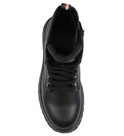 Tommy Hilfiger Stiefel - Lace-Up - Schwarz