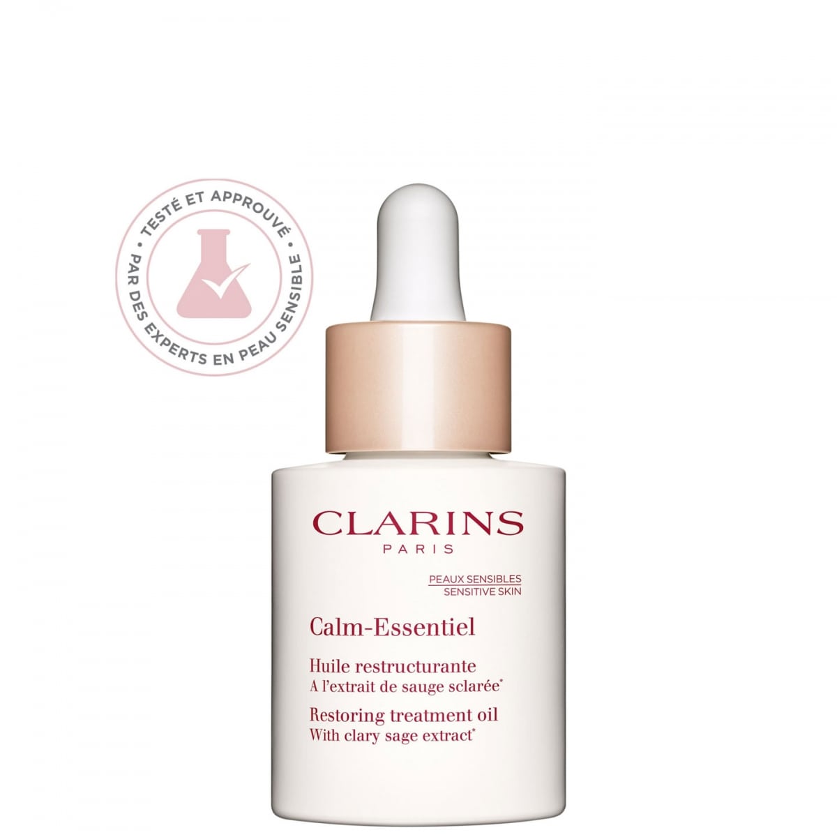 CLARINS Calm-Essentiel Huile RestructuranteA l’extrait de sauge sclarée