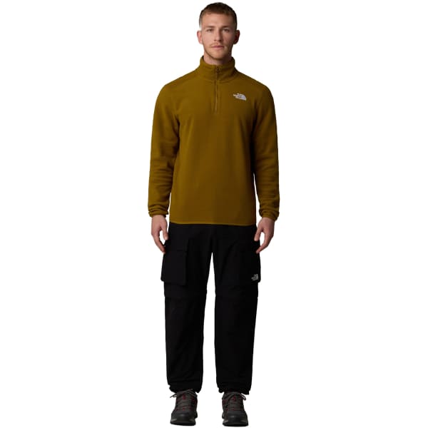 Sweat polaire THE NORTH FACE 100 GLACIER 1/4 ZIP EU MOSS GREEN