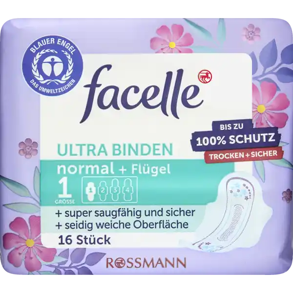 Ultra-Binden normal mit Flügeln