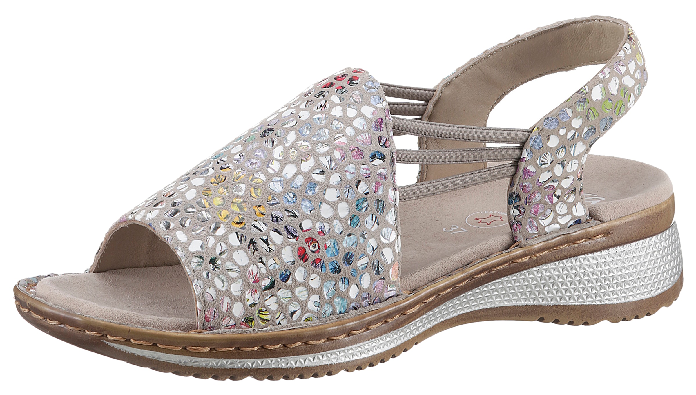 Ara Riemchensandale »HAWAII«  , Sommerschuh, Sandalette, Keilabsatz, mit Stretch-Bänder, G-Weite