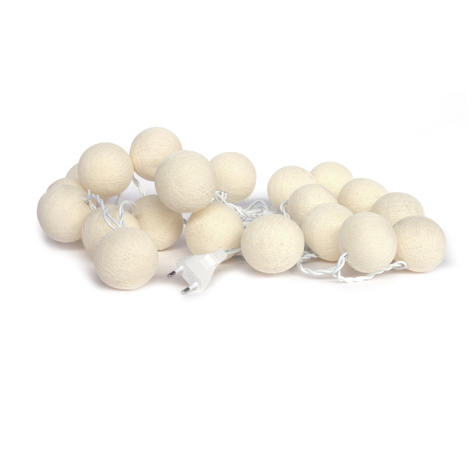 Lichterkette 20er Ping Pong, montiert, LED, natural, L 320 cm von fischer's lagerhaus