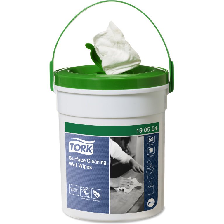 TORK Lingette humide pour surfaces, dans un seau