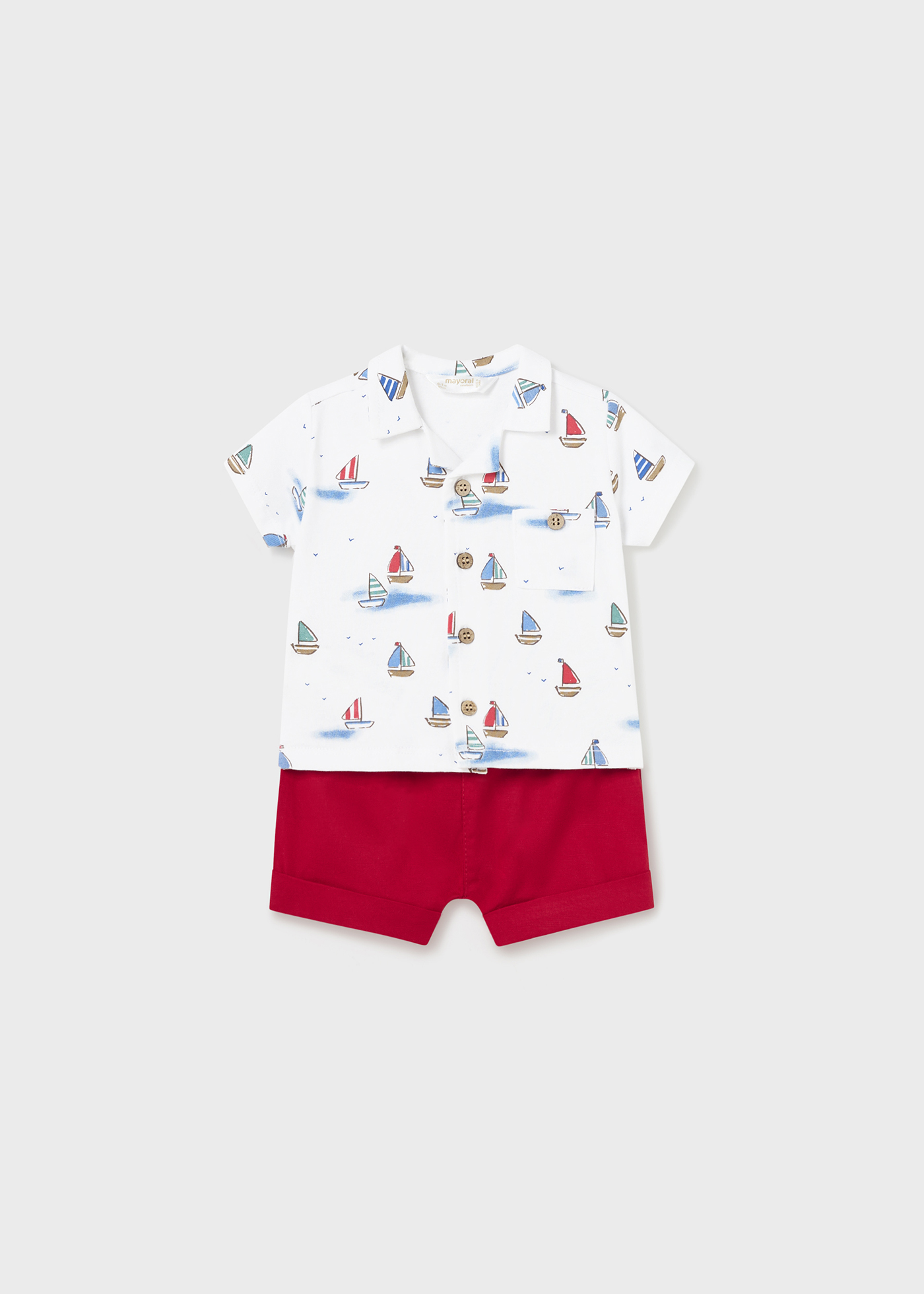 Conjunto Resort de 2 peças Better Cotton para recém-nascidos na cor Nebula