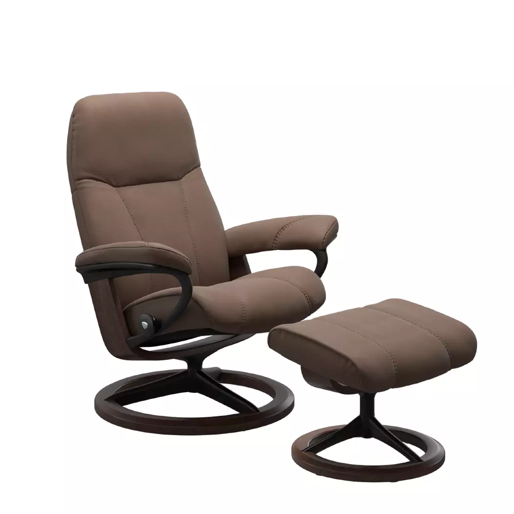 Sessel mit Hocker Consul Signature