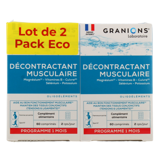 Granions décontractant musculaire