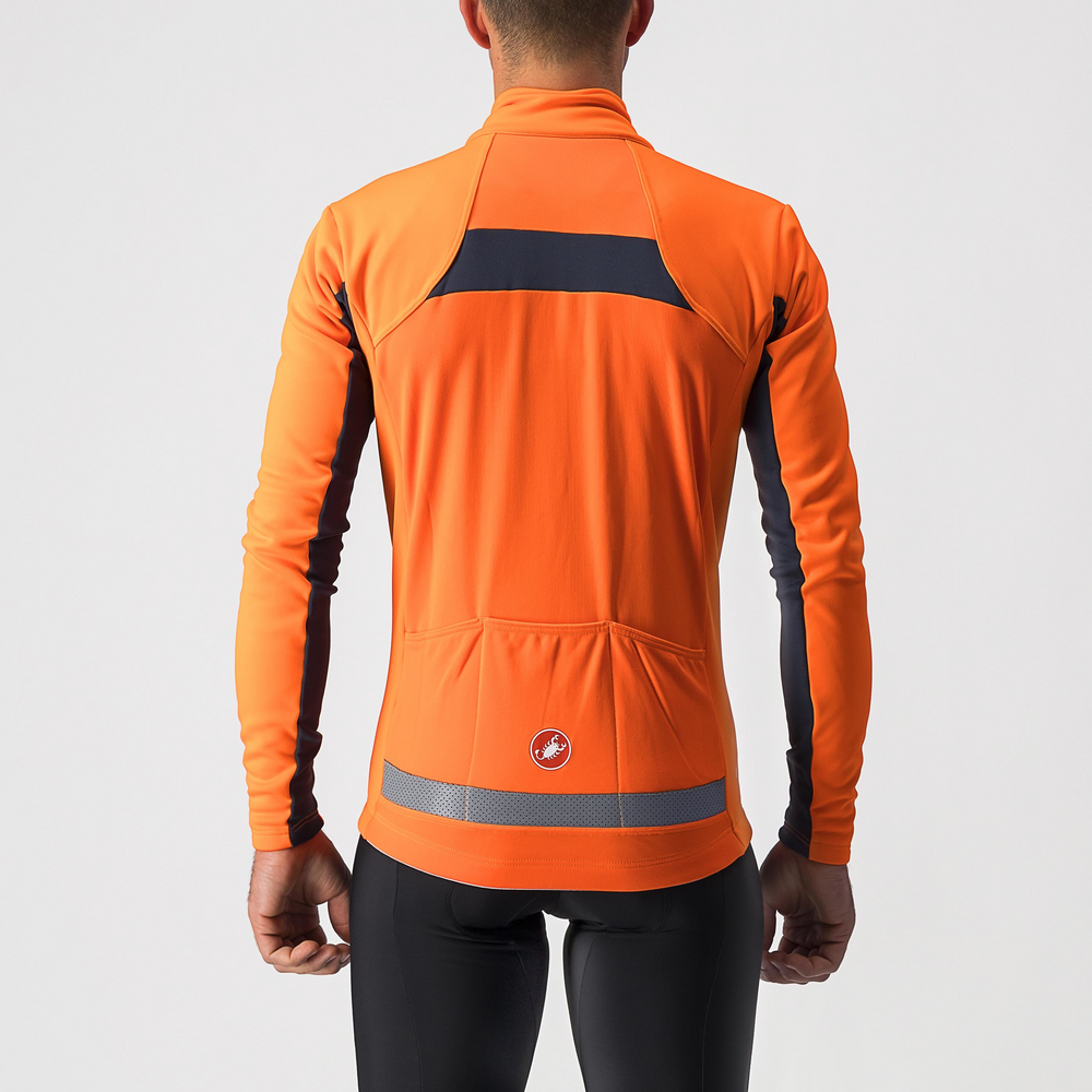 Castelli Mortirolo VI cykeljakke herre orange