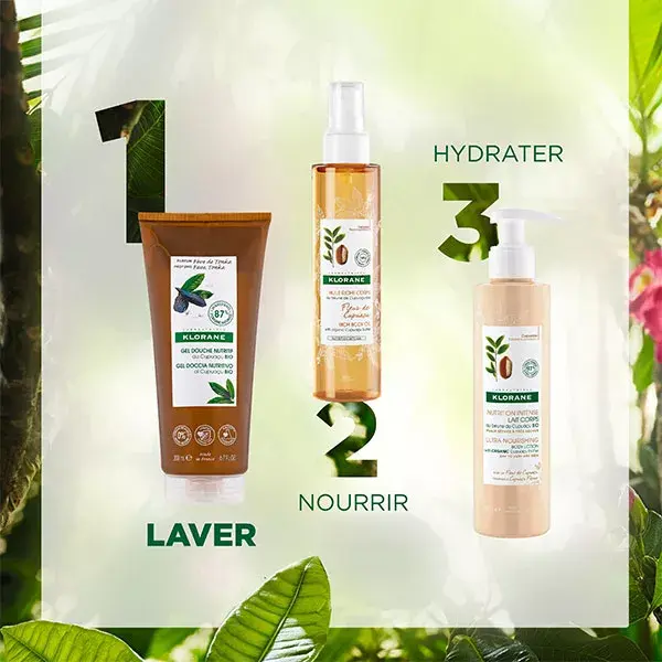 Gel de Banho Nutritivo com Manteiga de Cupuaçu e Fava Tonka da Klorane 200ml