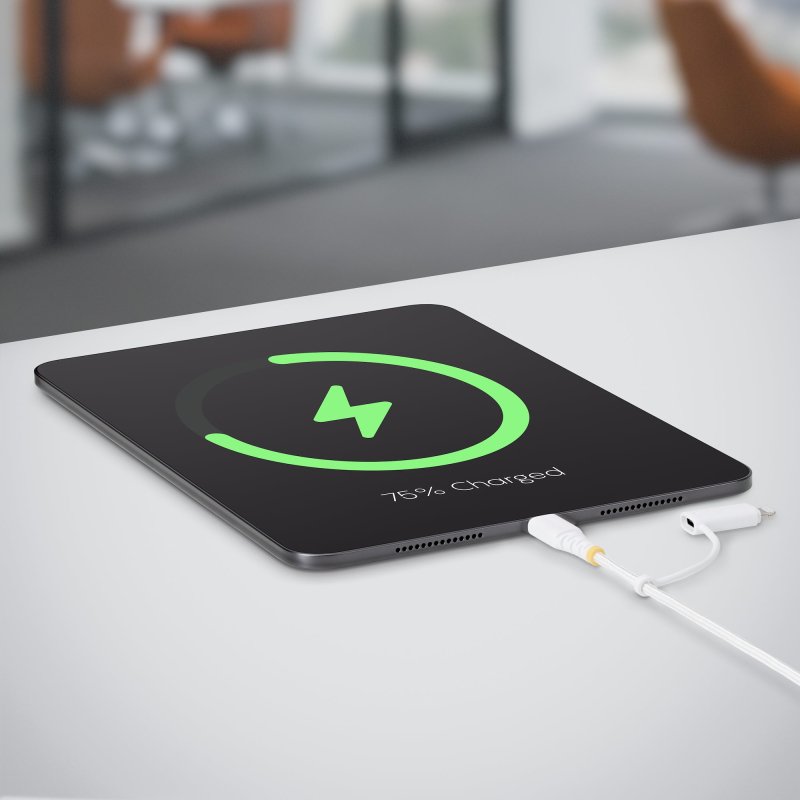 StarTech.com Câble de Recharge USB-C Robuste 2 en 1 de 1m avec Adaptateur Lightning, 30W/60W (3A), Certifié Apple MFi, Câble de Recharge USB-C Tressé pour iPhone/iPad/Android