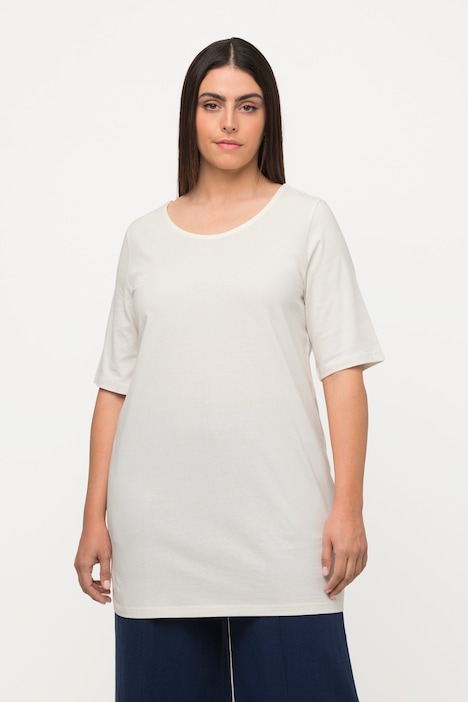 T-Shirt, gekreuzte Rückenbänder, Rundhals, Halbarm
