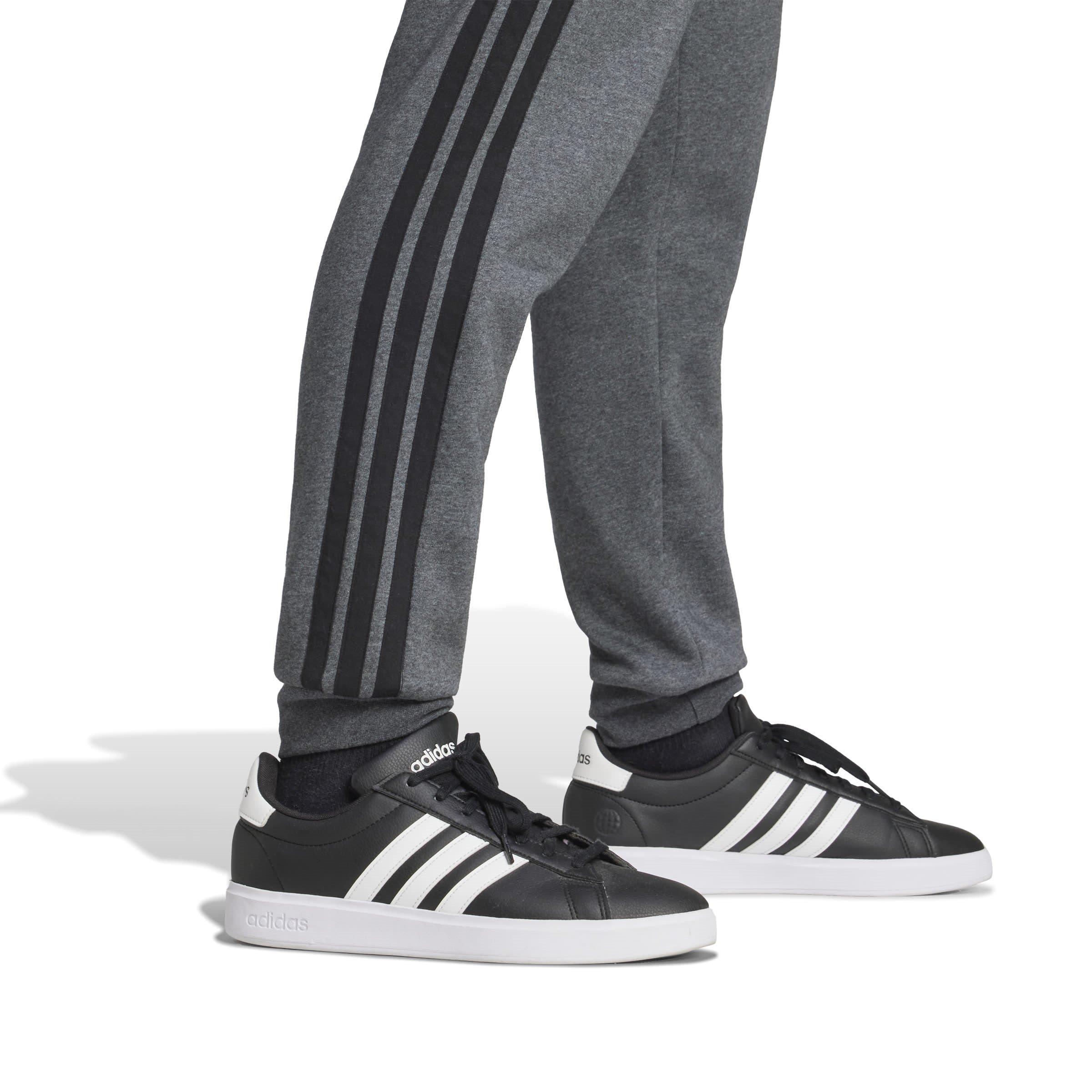 adidas Essentials Fleece Tapered Cuff 3-Stripes Joggers