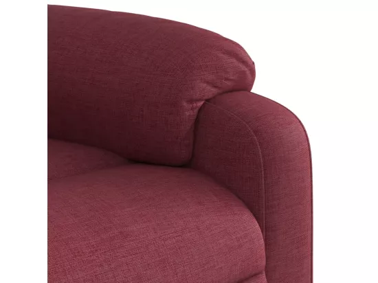 Fauteuil de massage inclinable Rouge bordeaux Tissu