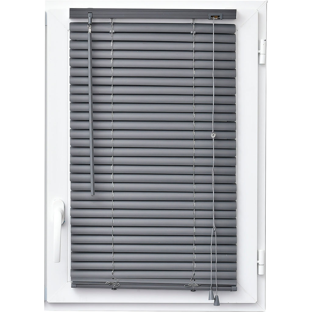 Store vénitien PVC gris anthracite 40x130cm