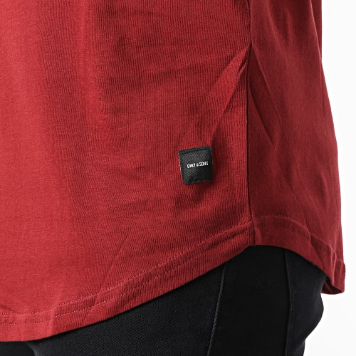 Tee Shirt Oversize Matt Longy Bordeaux