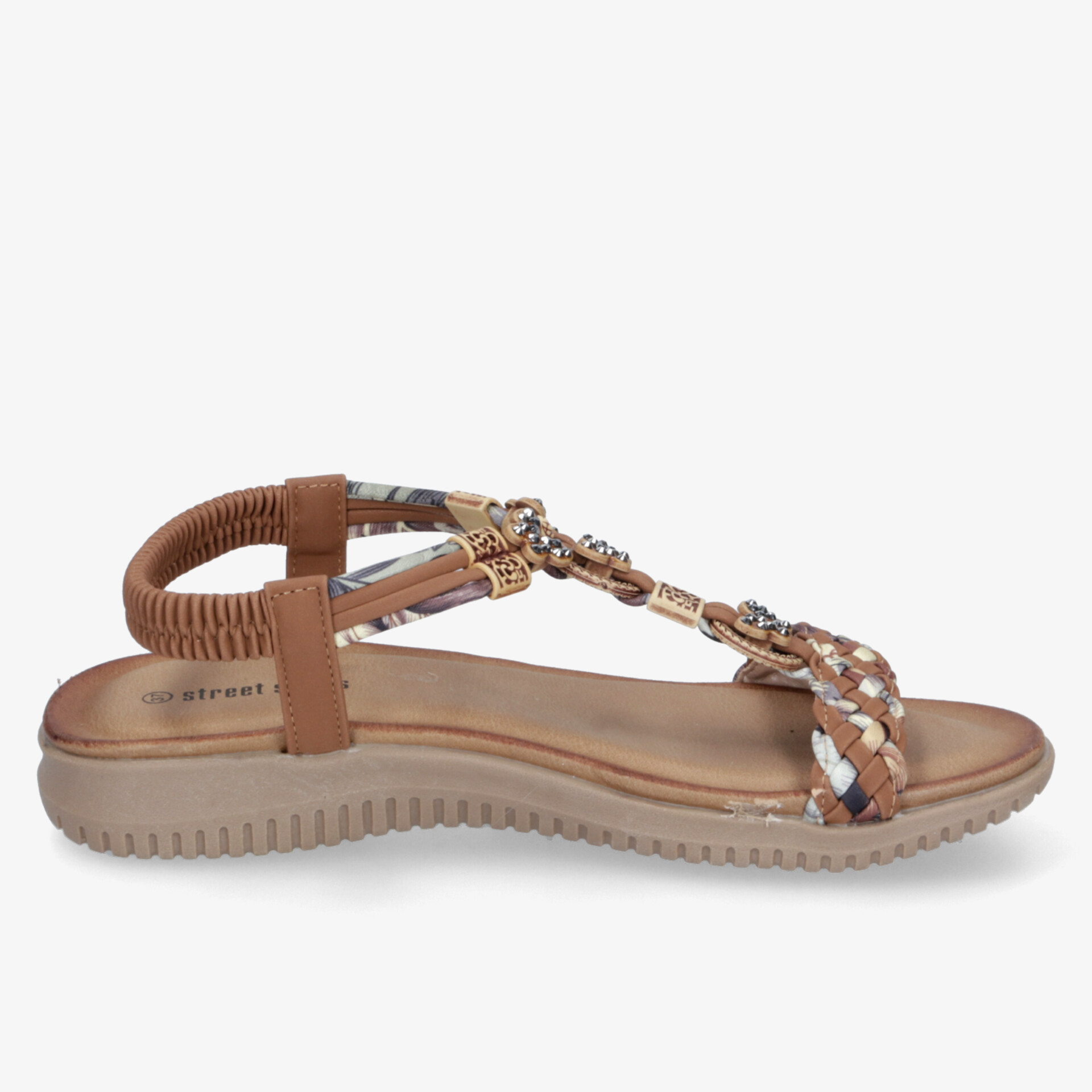 street shoes Damen Riemchensandalen braun