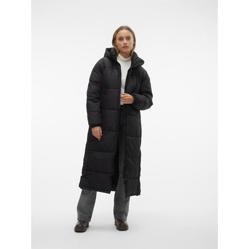 Vero Moda Lea Lang Frakke, Black, S