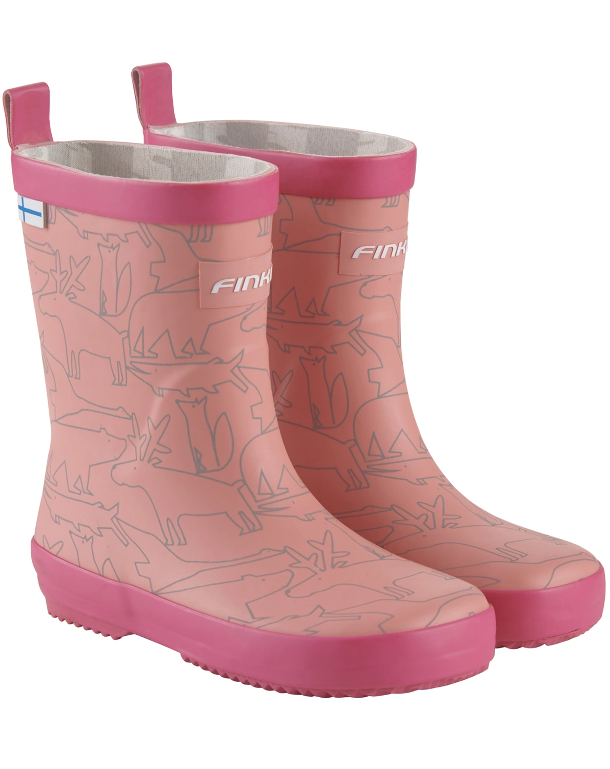 Gummistiefel KUMI in terra cotta reflective