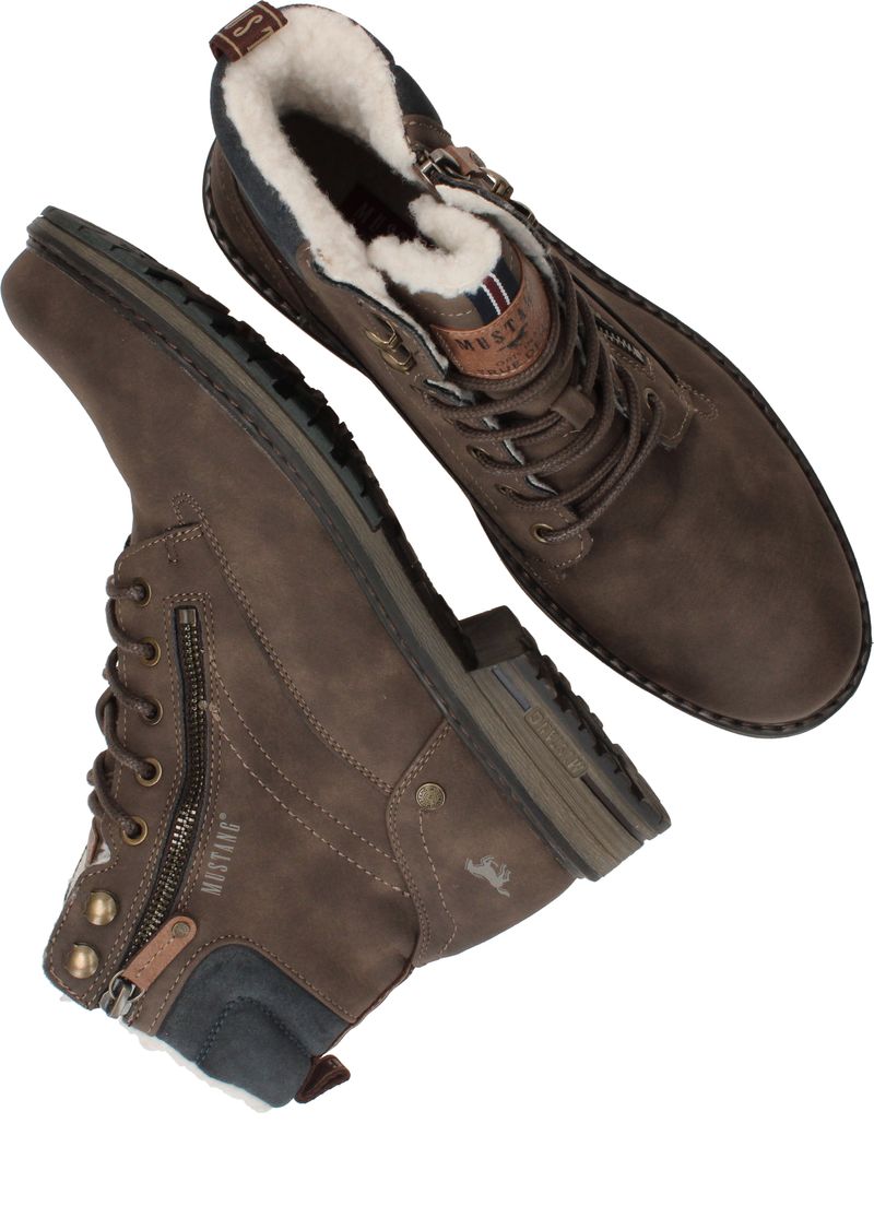 Mustang Veterboots Bruin Heren
