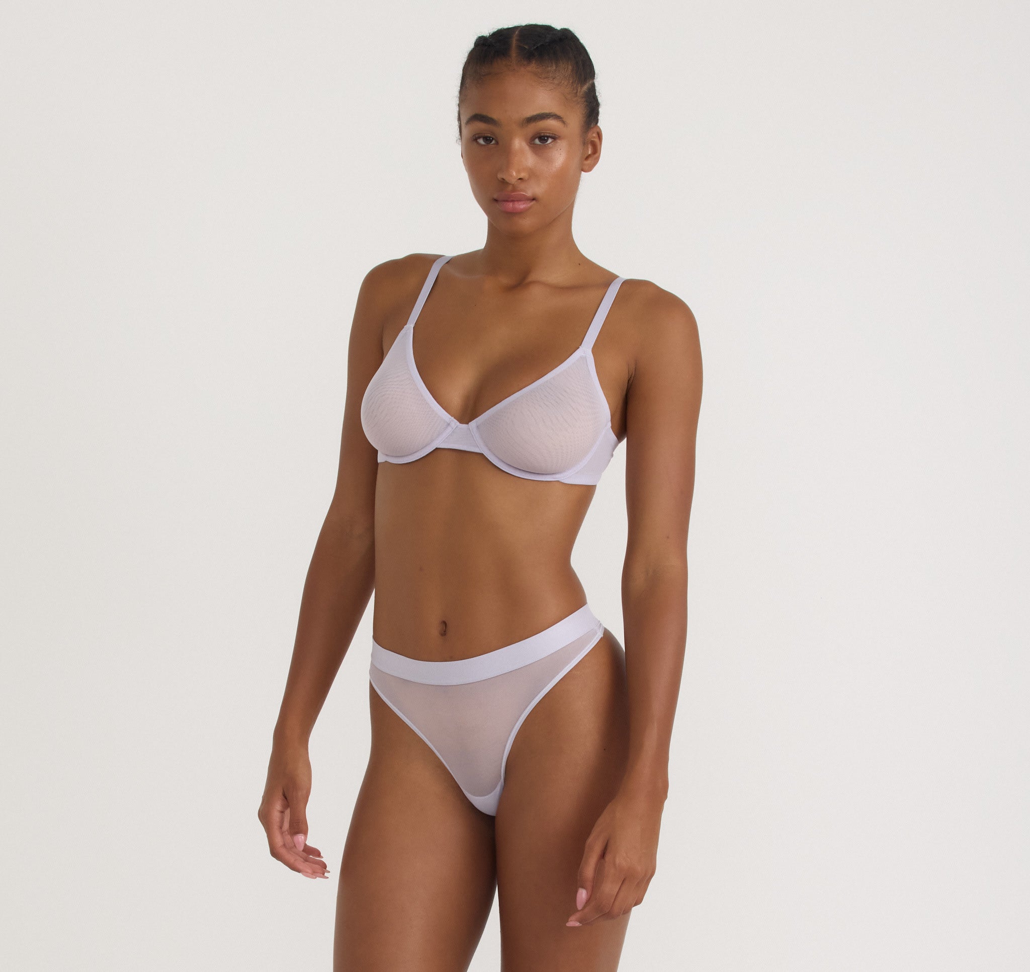 RECYCLED NYLON<br>Mesh Thong