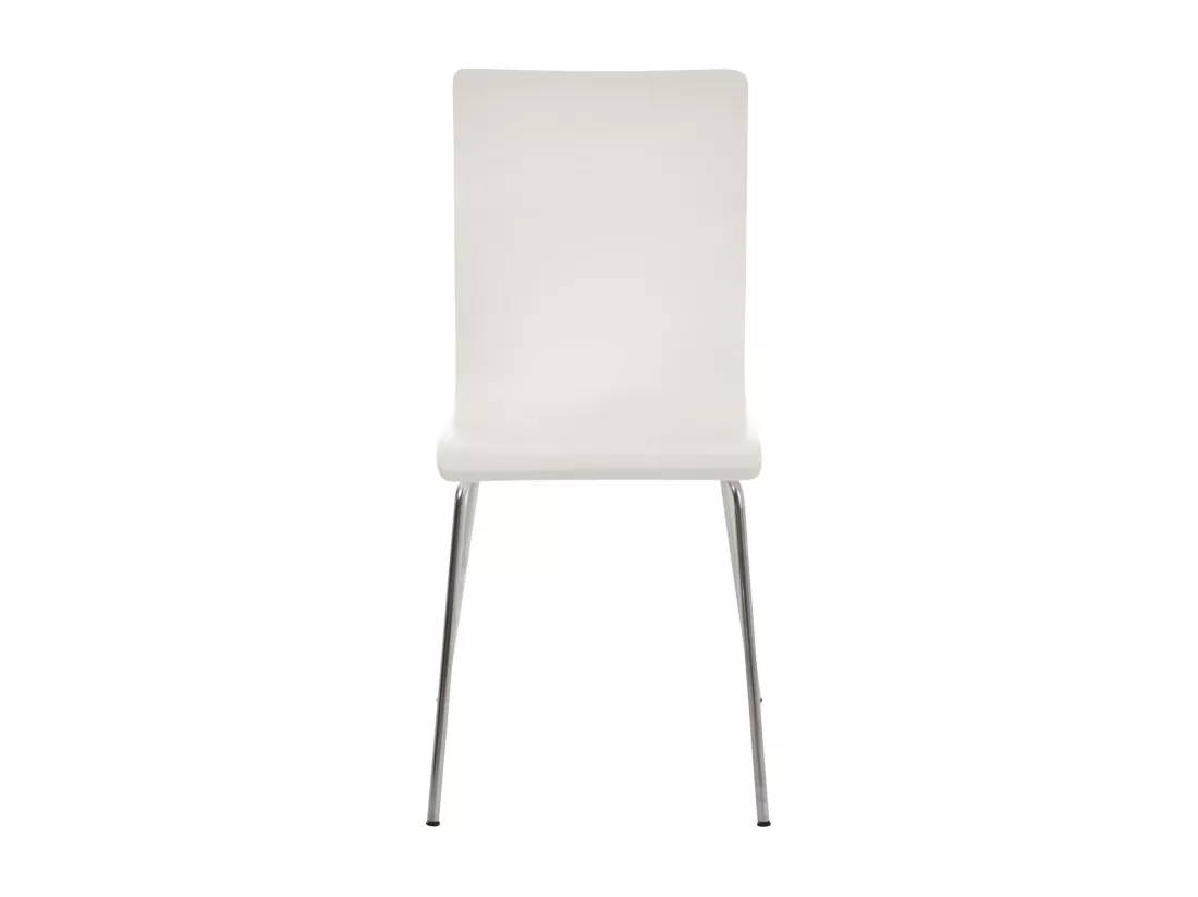 Lot de 4 Chaise de conférence - Bois & Antique - Blanc - PEPE