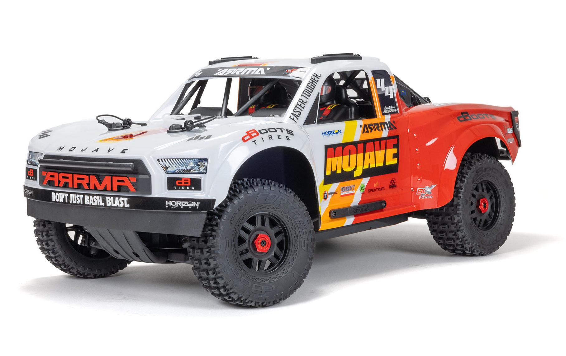 Short Course Truck Mojave 4x4 4S BLX Weiss, ARTR, 1:8<br>4WD Desert Truck mit starkem 4S Brushless Antrieb
