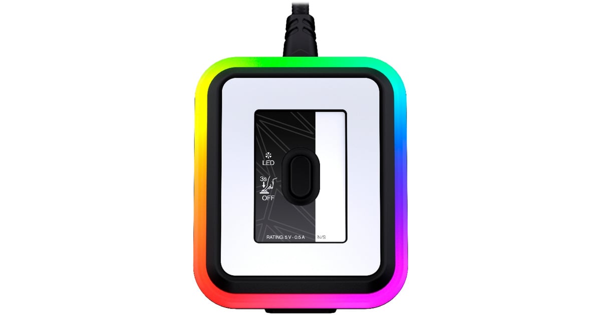 ENDORFYMouse Dock  (Zwart, RGB)