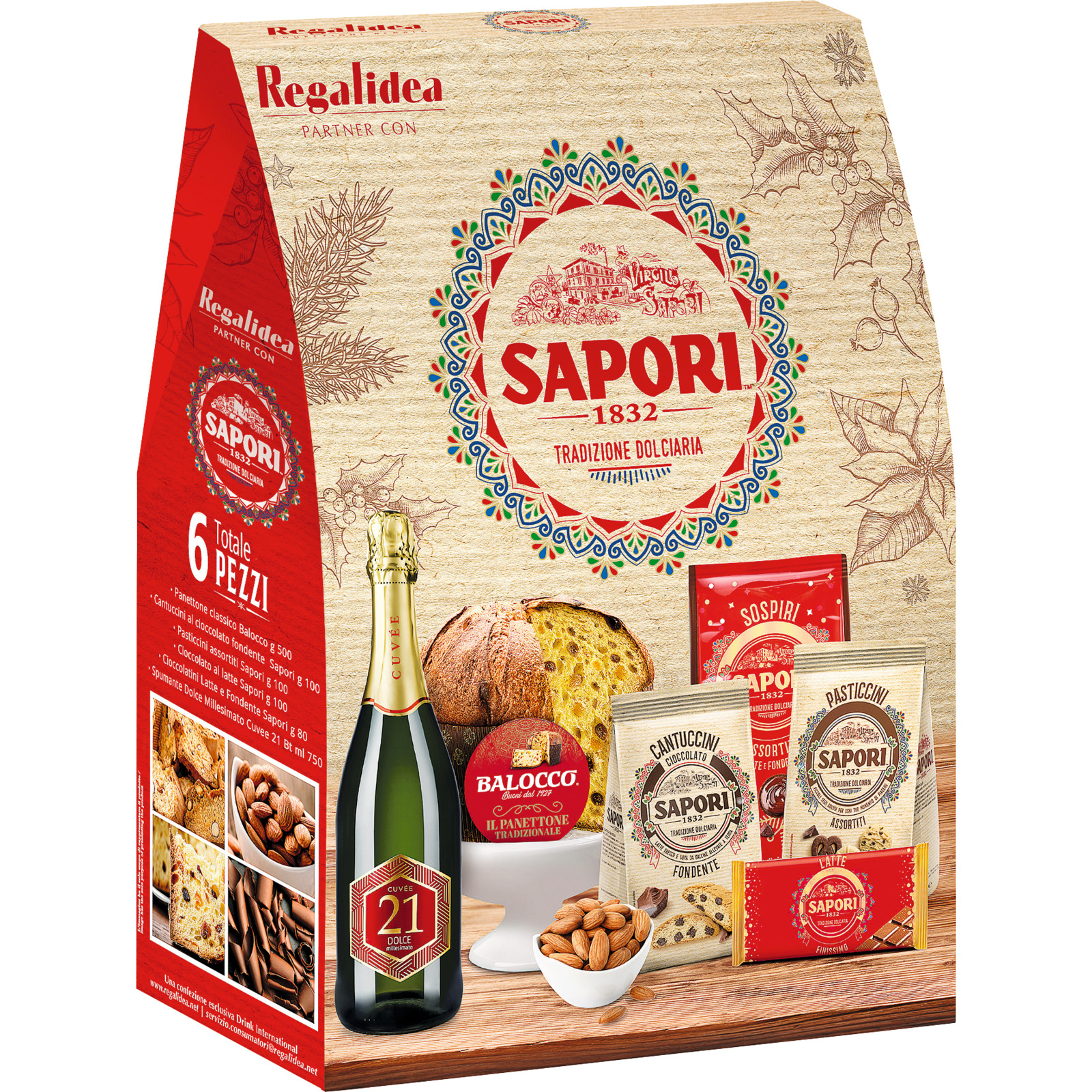 Geschenkkorb Sapori 6-tlg.