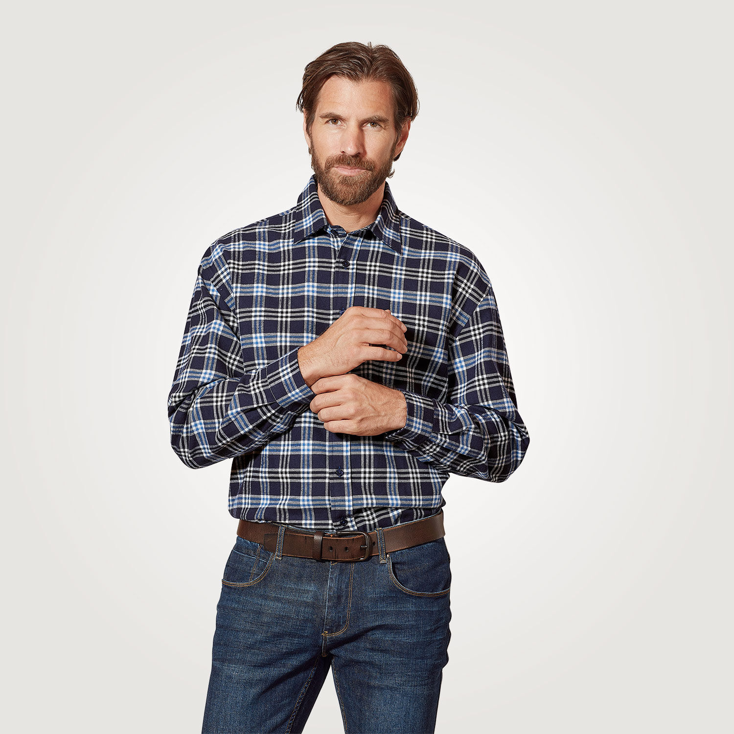 Explorer Kariertes Flanellhemd
