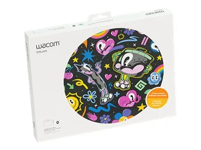 Wacom Intuos Creative Pen Medium - Digitizer - 21.6 x 13.5 cm - elektromagnetisk - 4 knapper - trådløs, kablet - USB, Bluetooth - pistaciegrøn