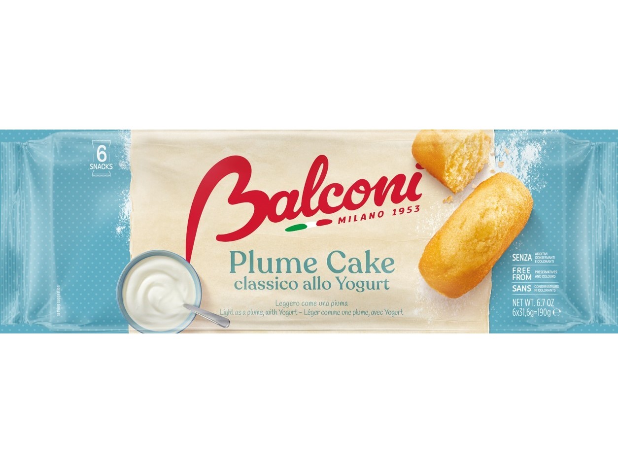 BOLO BALCONI PLUME CAKE IOGURTE 190G
