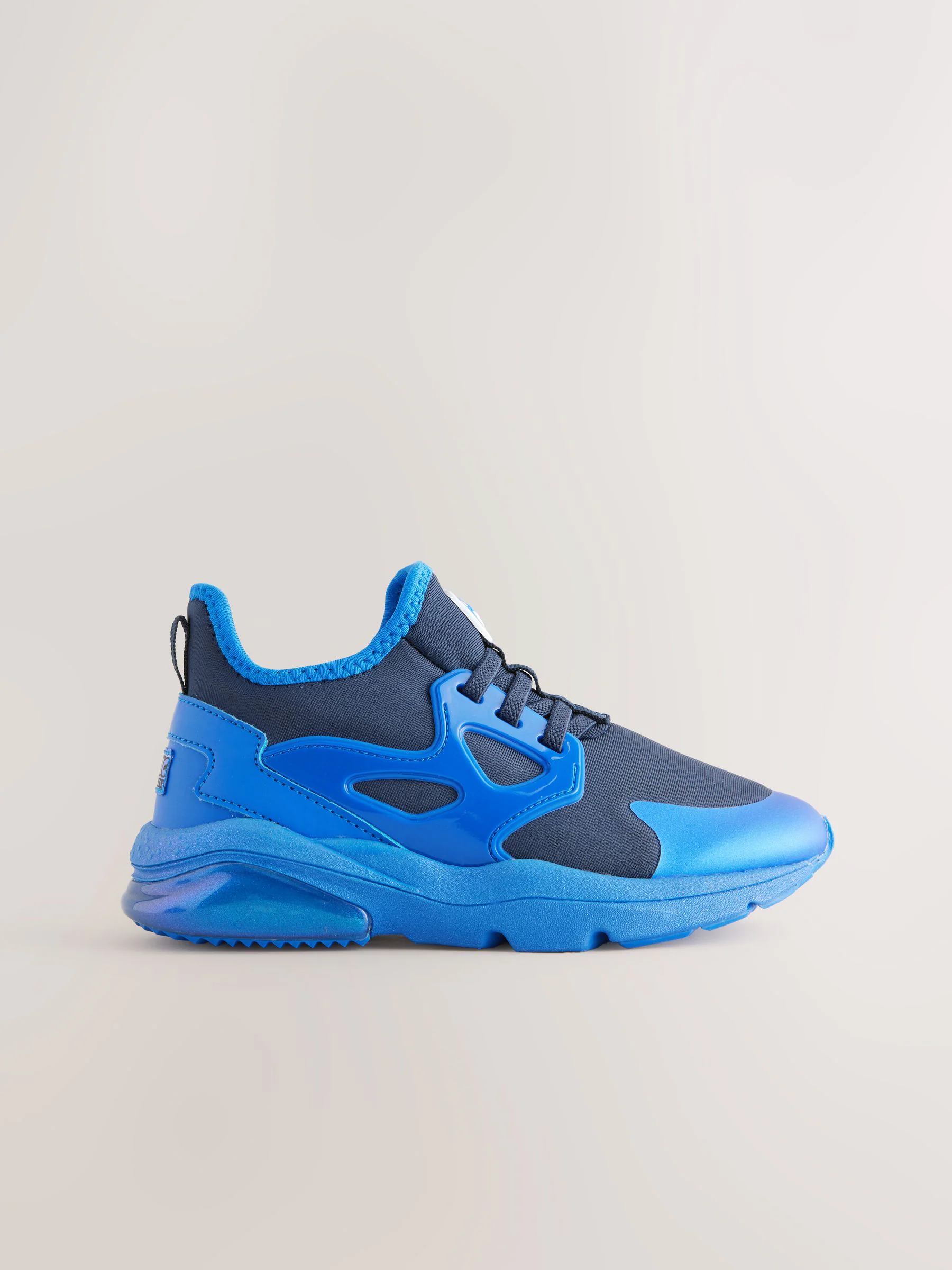 Blauw - Sonic Elastic Lace Trainers
