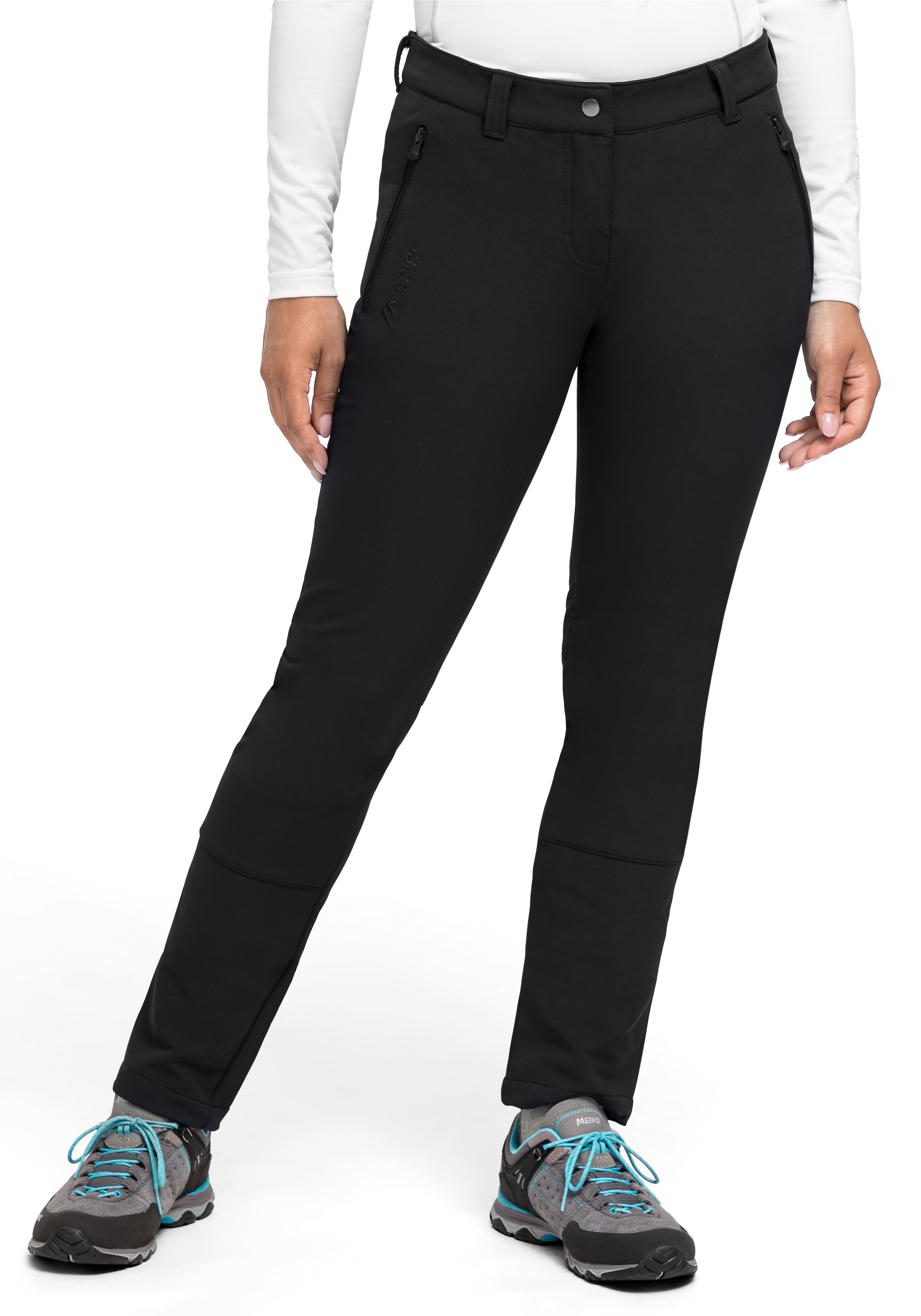Maier Sports Funktionshose »Helga slim«  warme Damen Outdoorhose, robuste Wanderhose, Slim Fit