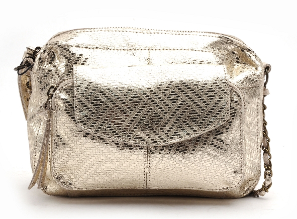 Pieces ville accessoires pcnaina leather cross body fc noos or