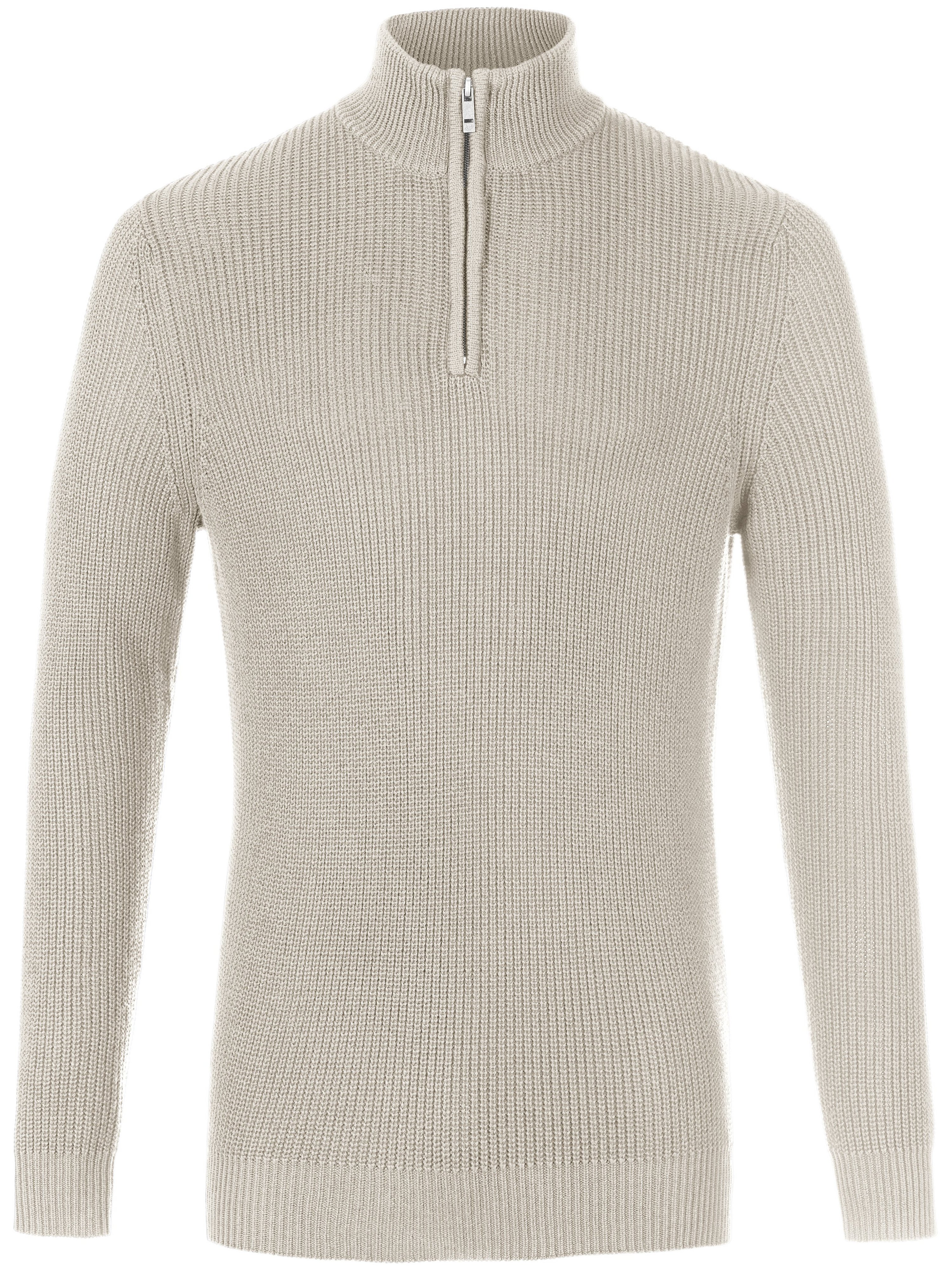 Pullover mit Stehbundkragen