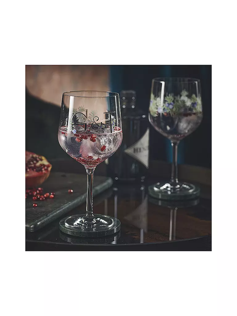RITZENHOFF Gin Glas 2-er Set BOTANIC LIGHTS  #5 #6 Design Team bunt