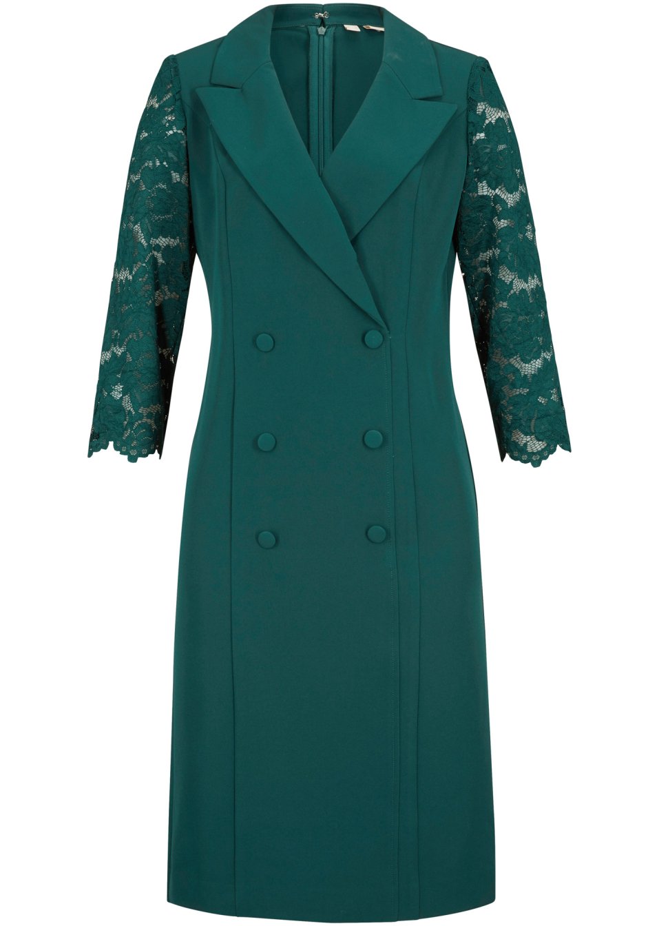 Robe blazer avec manches en dentelle