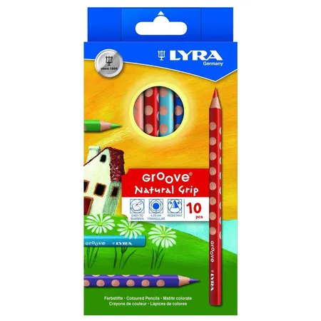 Lyra 3811100 Groove Buntstifte, 10 Stück