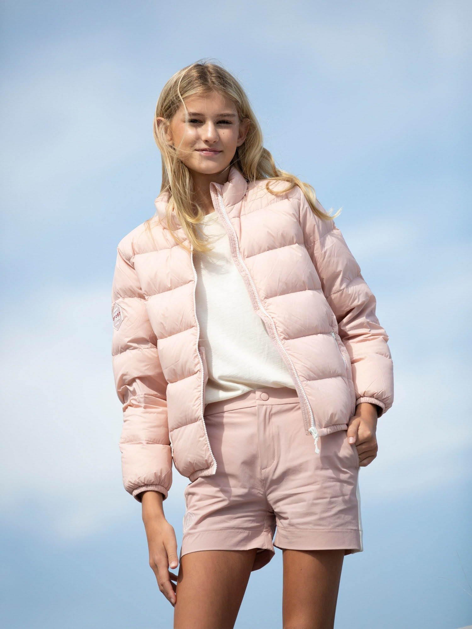 Sandfjellet Shorts Jente Rose Smoke