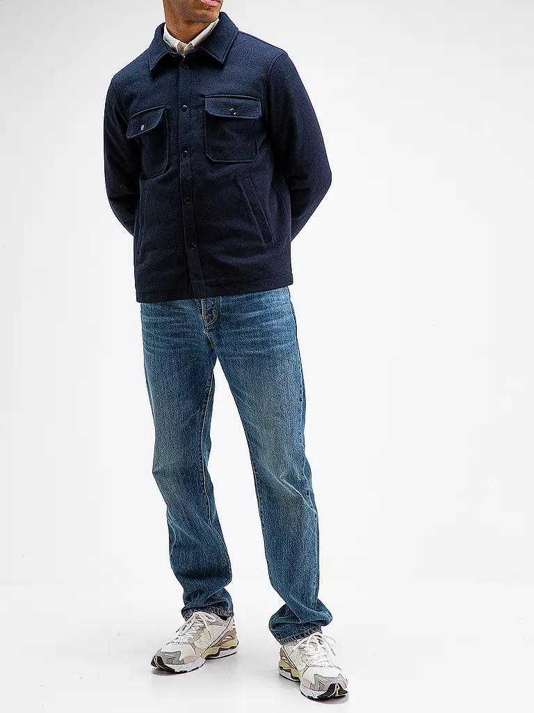 BUTCHER OF BLUE Overshirt NORBU dunkelblau