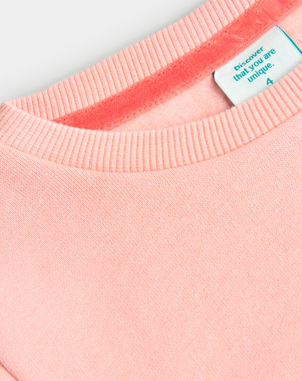 Sweatshirt LOVE in rosa