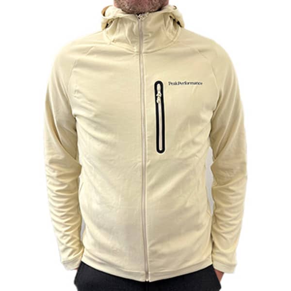 Veste polaire PEAK PERFORMANCE FLO M LIGHT ZIP HOOD SAND FOG